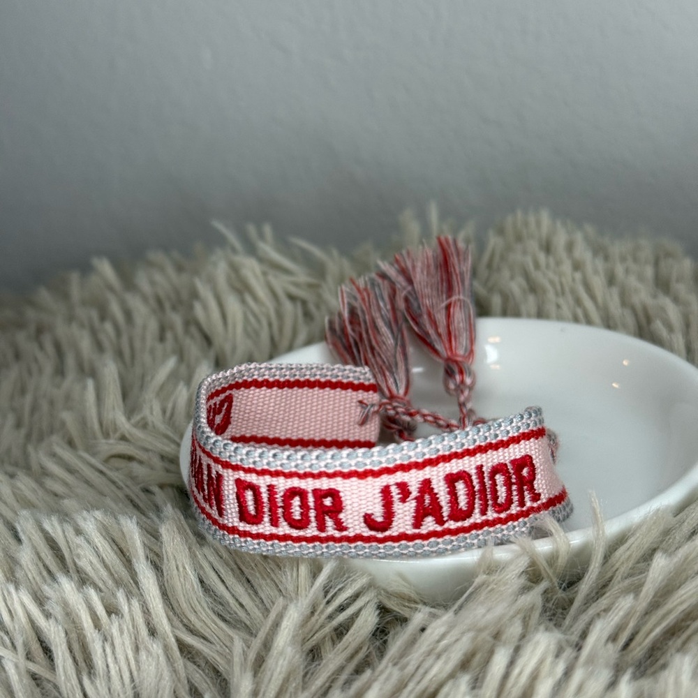 Dior Ja Dior Red Blue and White Rope Bracelet - Picture 2 of 2